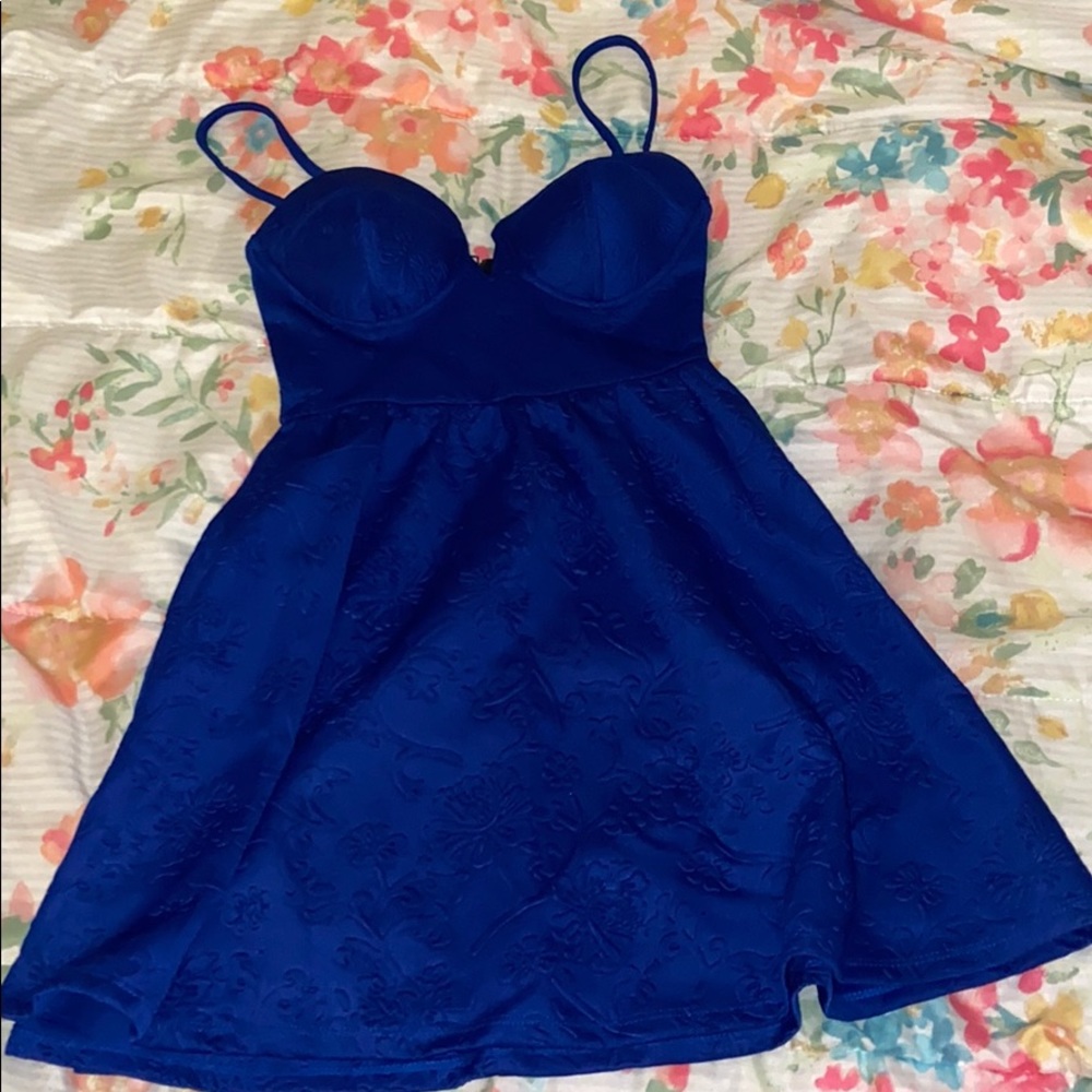 Blue dress